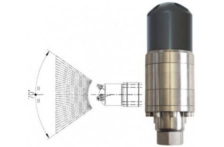 Насадка для мойки поверхностей А42-FR2 с гидроприводом; 30 л/мин; 40-160 бар; .(нерж).вход 1/2г.