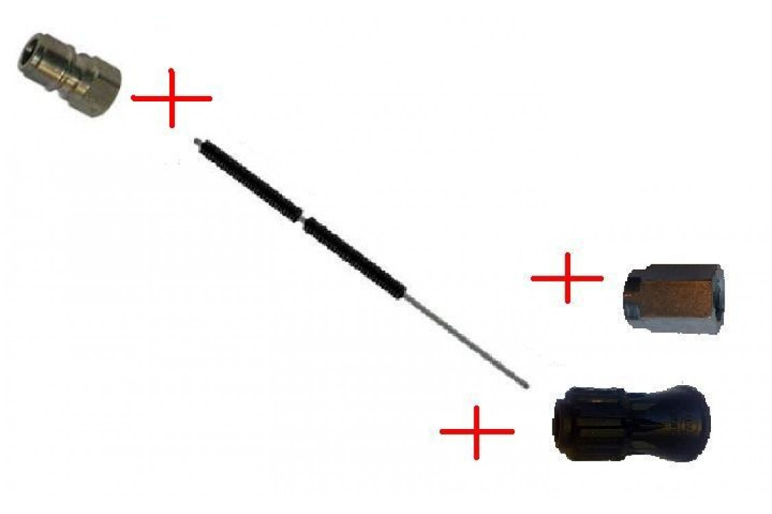 Удлинитель с термозащитой и форсункодержателем 1500 мм, вход ниппель ARS 350; выход 1/4г.