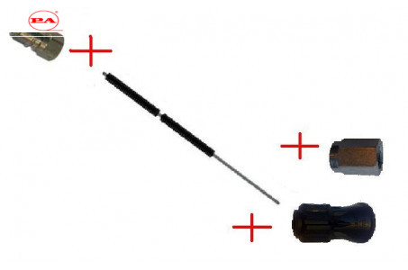 Удлинитель с термозащитой и форсункодержателем 1500 мм, вход ниппель ARS 350; выход 1/4г.