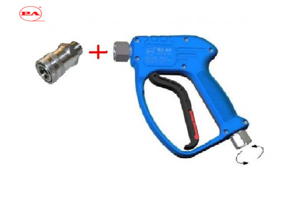 Курок распылительный RL 60 с поворотным фитингом, нерж. сталь; вход 1/2г,  выход байонет ST-200