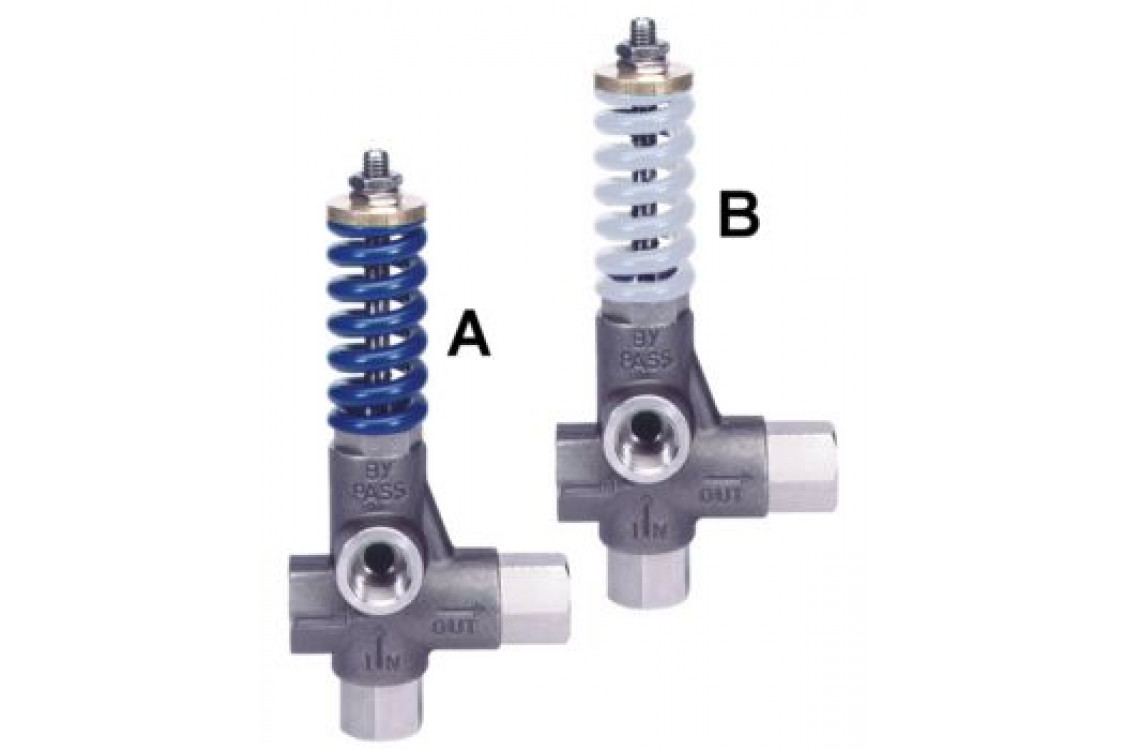 Регулировочный клапан VB 80/150 - Aisi 316, вход 1/2 г, выход 1/2 г, by-pass 1/2г  150 бар/ 80 л/мин