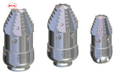 Форсунка каналопромывочная с роторной фрезой сопло 30; вход 1/2г; бой 6Rх4S