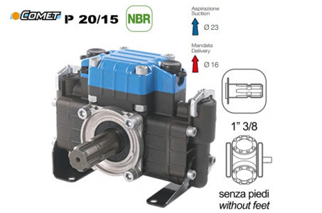 Comet® серия ВP20/15 (18,7 л/мин; 15 бар); вал ВОМ 13/8