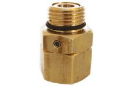 Аксессуар для мойки Поворотное устройство прямое SW65 (латунь); 24 бар, 1/2ш-1/2г