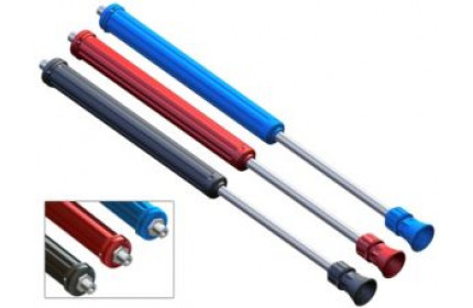 Аксессуар для мойки Удлинитель с термозащитой 1000 мм; ; синия защита вход 1/4ш; выход 1/4г. (нерж).