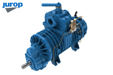 Насос вакуумный лопастной JUROP PN 155R,1300 об/мин, левое вращение, руч. 4-х. клапан