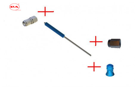 Ствол синий 500мм для смыва, вход нип.ARS178, выход форсункодерж.1/4г