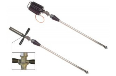 Насадка для мойки емкостей М63Е электропривод; 900мм; 16-40 л/мин; 90град.; 220В-24В.3/8 г.