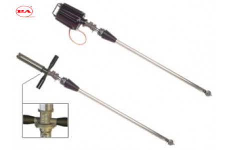 Насадка для мойки емкостей М63Е электропривод; 900мм; 16-40 л/мин; 90град.; 220В-24В.3/8 г.