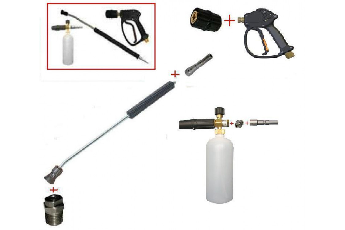 Пенокомплект в сборе 700 мм изог, RL 11 + ARS 25 KW; вход М22х1,5ш.