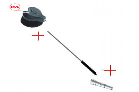 Щетка вращающаяся в сборе 1500мм; вход  ниппель KW ARS 25.