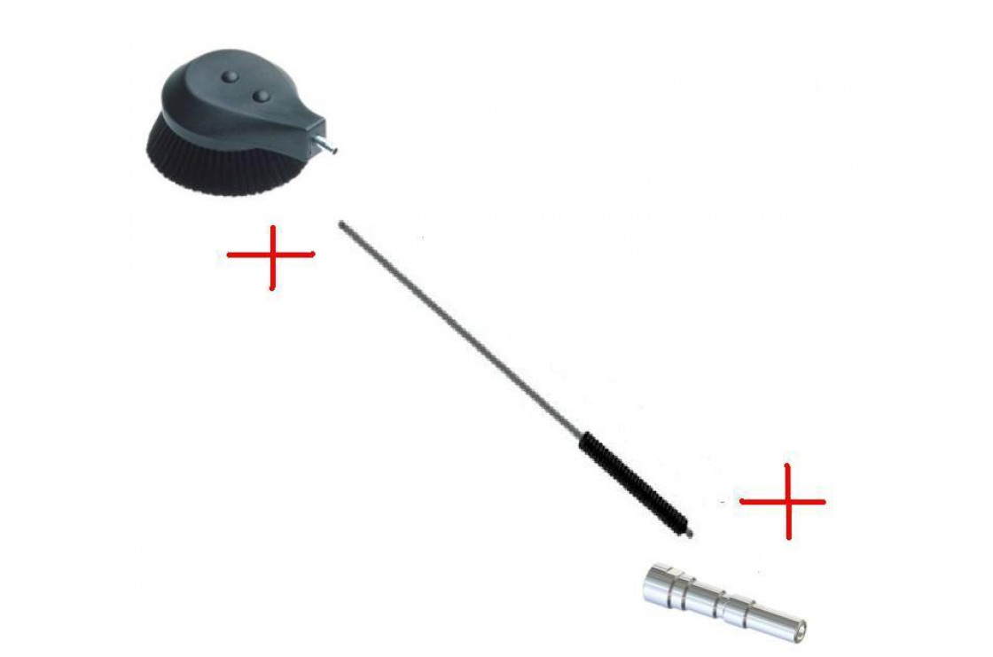 Щетка вращающаяся в сборе 1500мм; вход  ниппель KW ARS 25.