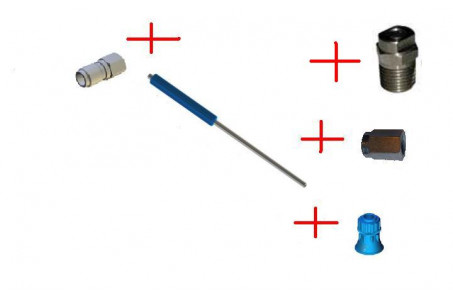 Удлинитель с термозащитой, форсункодержателем и форсункой 500 мм; вход ниппель ARS 178