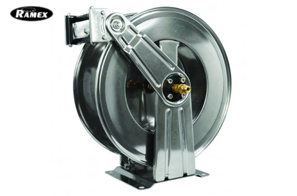 Барабан авто. для сварки для рук. дл. 35м  5/16 (8+8) (нерж.) 2x3/8ш. 2x3/8г. 20 бар