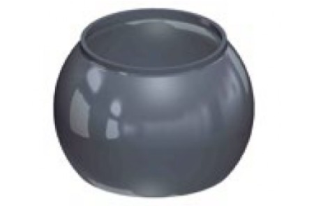 Шаровой ниппель под сварку D150, черная сталь