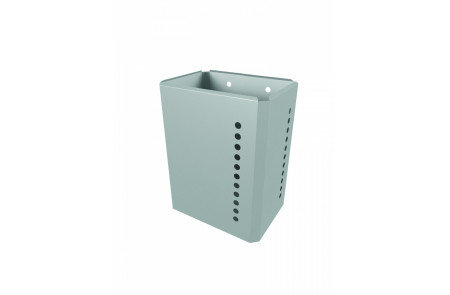 Корзина для использованной бумаги, закрытая модель, 40 л, нерж.сталь