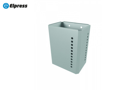 Корзина для использованной бумаги, закрытая модель, 40 л, нерж.сталь