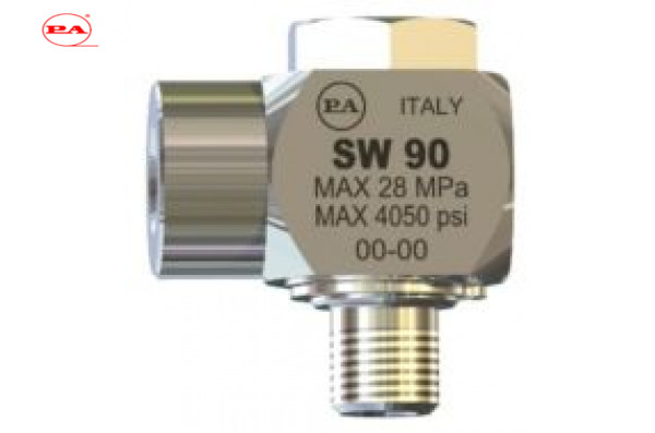 Поворотное устройство SW 90 гр. угловое (нерж); 1/4ш-1/4г