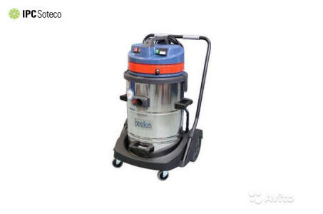 MEC ATLAS Ковровый экстрактор с тележкой, мет. бак,2 турб, 76 л, бак для химии 20 л.