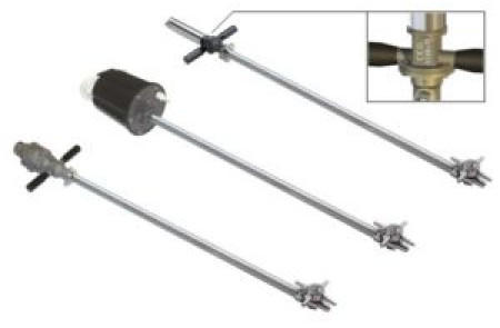 Насадка для мойки емкостей МI85 с гидроприводом; 20-80 л/мин; 160 бар; 90 град.(нерж) вход 3/4 г.