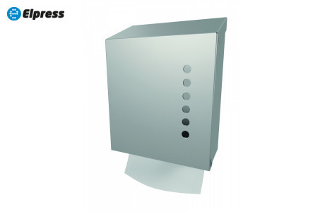 Диспенсер для бумажных полотенец 600 шт. (нерж.сталь)