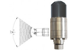 Насадка для мойки емкостей A42 FR 2  с гидроприводом; 40 л/мин; 40-160 бар; (нерж). вход 1/2г.