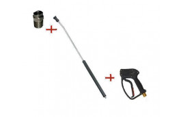 Распылительный пистолет в сборе с форсункой курок RL 30 М22х1,5ш  900 мм. (Изогнутый)