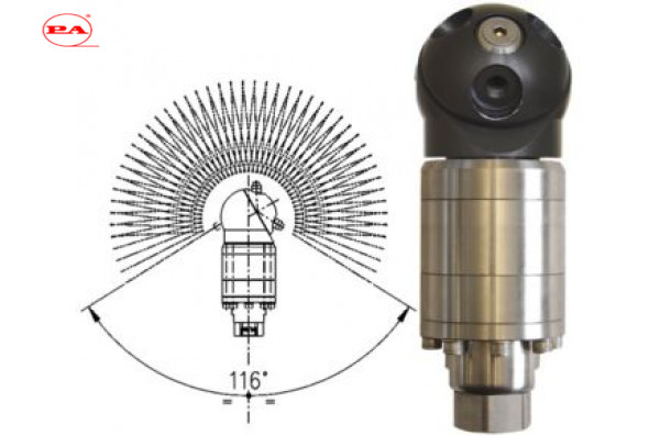 Насадка для мойки емкостей А42-R2 с гидроприводом; 40 л/мин; 160 бар; 90 град.(нерж).вход 1/2г.