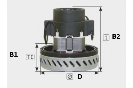Турбина 1,2 кВт 220-240 для Chao Bao, Soteco В1-69 B2-177 Д-143