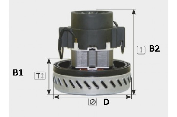 Турбина 1,2 кВт 220-240 для Chao Bao, Soteco В1-69 B2-177 Д-143