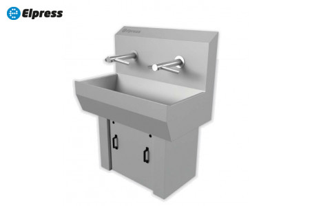 Раковина EWG-2S- TAP с сушилкой для рук на 2 поста с сенсорным включением