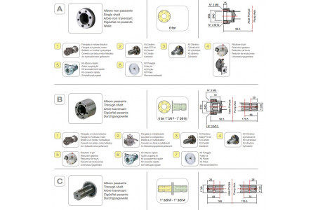 Насос мембранный Comet® серия APS 71 (67,2 л/мин; 50 бар); элемент соединительный под 6 болтов