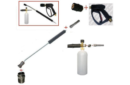 Пенокомплект в сборе 700 мм, RL 30 + ARS 25 KW нерж; вход М22х1,5ш.