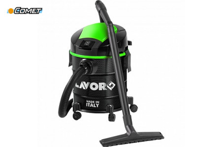 Пылеводосос Comet CF 30 EM; 1 турбина; бак 30 л (сталь); 220В; 1400Вт с розеткой для инструмента