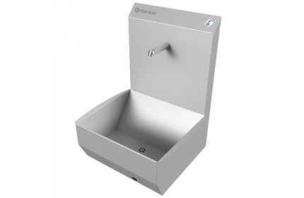 Раковина EWG-1K Deluxe настенная однопостовая с механическим включением, нерж. сталь