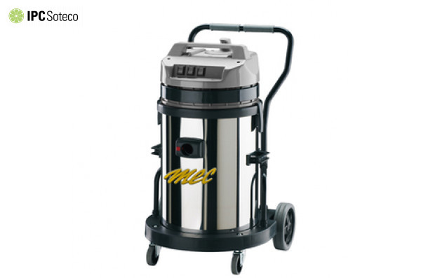 MEC WD 62/3 SG для сух. и влажн. уборки,тележка, мет. бак,3 турб,3500 Вт,62 л. гараж. компл.