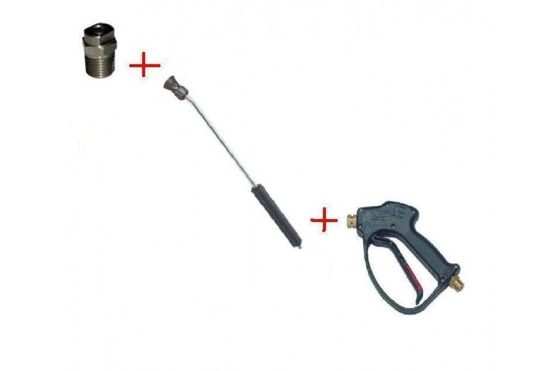 Распылительный пистолет в сборе с форсункой курок RL 26 М22х1,5ш  500 мм. (Изогнутый)