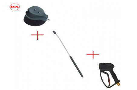 Щетка вращающаяся в сборе с курком RL30 и удлиннителем 700мм; вход М22х1,5ш.