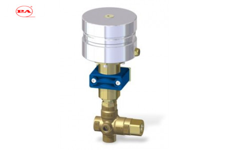 Регулировочный клапан VRPP 33 вход, выход,bypass 1/2'' c воздушным управлением 80 л/мин 310 бар