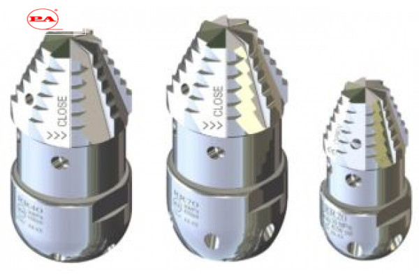 Форсунка каналопромывочная с роторной фрезой сопло 20; вход 1/2г; бой 6Rх4S
