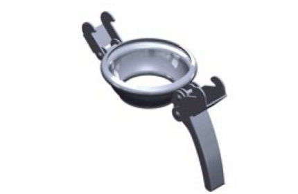 Розетка приварная D60, черная сталь, уплотнительное кольцо