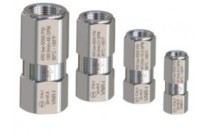 Обратный клапан VNR-I вход 3/8 г. выход 3/8 г. 40 л/мин 450 бар  нерж. сталь