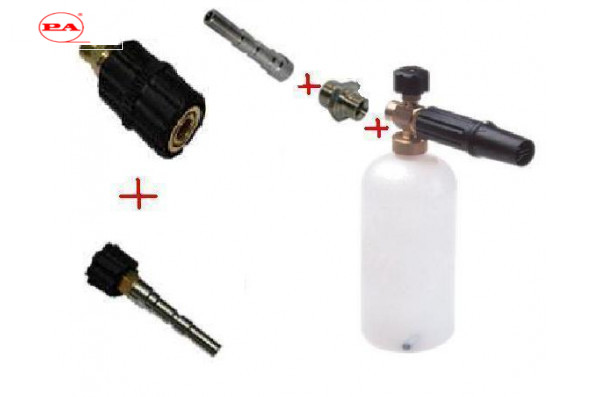 Комплект с LS 3 KW + переходники для профессионального пистолета Portotechica;Kranzle;Comet;Delvir.