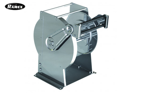 Барабан с электроприводомдля рук. дл.50м. 3/4 35 м.1 (нерж.) 1ш.3/4г. 12 В 80 бар (пульт упр.)