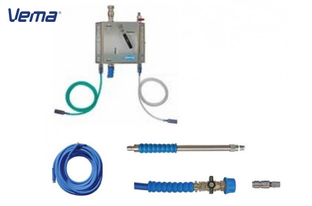Пеногенер. система  Foam & Wash B.Р. 2-8 бар, с подачей воздуха, на 2 ср-ва 1/2ш.1/2ш. с аксесс.