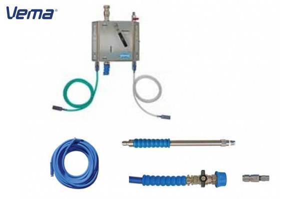 Пеногенер. система  Foam &amp; Wash B.Р. 2-8 бар, с подачей воздуха, на 2 ср-ва 1/2ш.1/2ш. с аксесс.