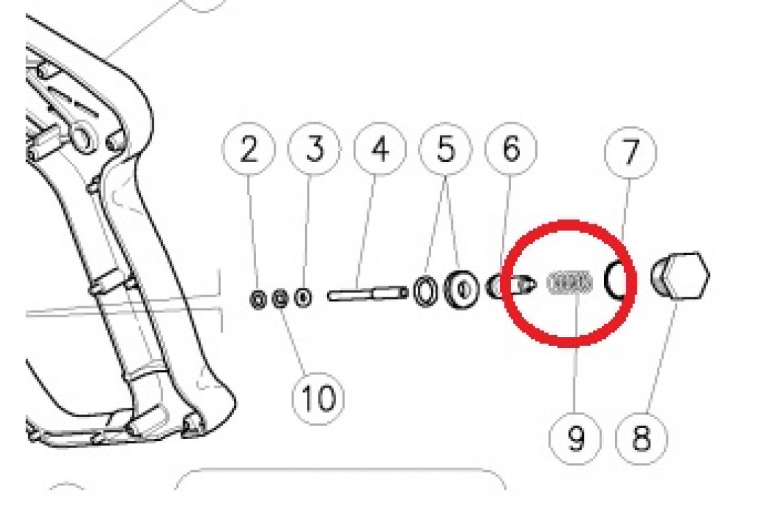 Пружина RL30 1,3x9,1x24 мм нерж.