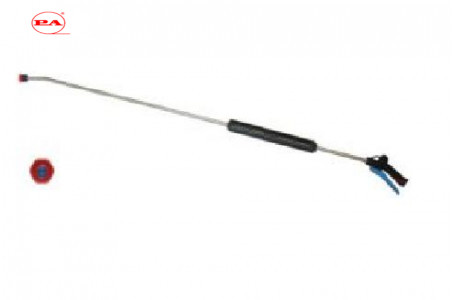 Пистолет для пеногенератора 1500мм (нерж) с соплом спреера 1,1 мм.