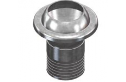 Шаровой ниппель под шланг, вход елочка, 150х152