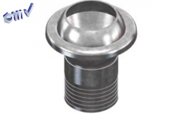 Шаровой ниппель под шланг, вход елочка, 150х152